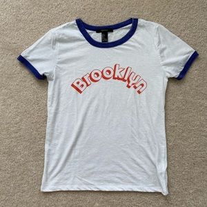 NWOT Brooklyn White tee